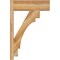 Ekena Millwork Merced Block Rough Sawn Outlooker, Western Red Cedar, 8"W x 24"D x 36"H OUT08X24X36MRC05RWR - alternate 3
